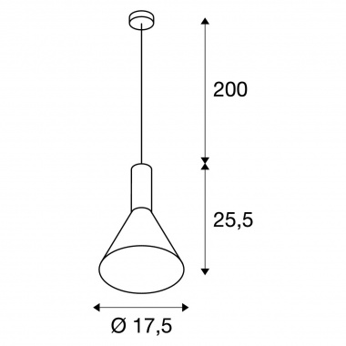 Lustr/závěsné svítidlo SLV LA 133300-6