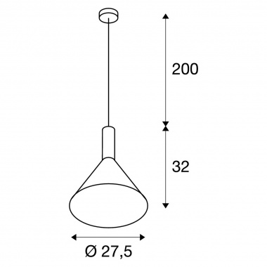 Lustr/závěsné svítidlo SLV LA 133310-8