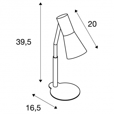 Pokojová stolní lampa SLV LA 146000-7