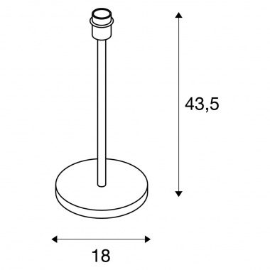 Pokojová stolní lampa SLV LA 155785-5