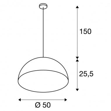 Lustr/závěsné svítidlo SLV LA 155930-5