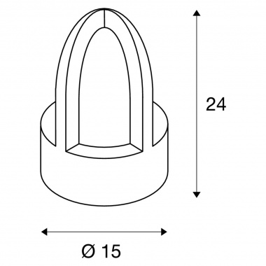 Venkovní sloupek SLV LA 229430-6