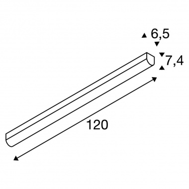 Stropní svítidlo  LED SLV LA 631337-7