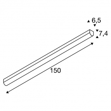 Stropní svítidlo  LED SLV LA 631349-7