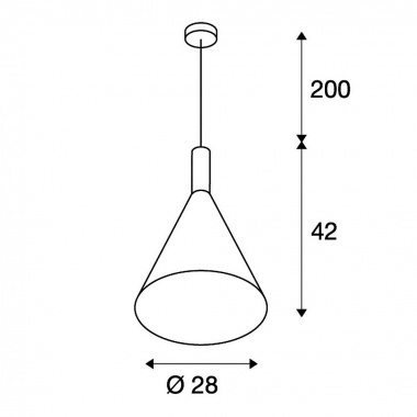 Lustr/závěsné svítidlo SLV LA 133320-3