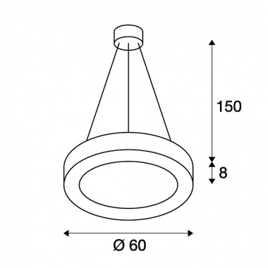 Lustr/závěsné svítidlo LED  SLV LA 133840-3