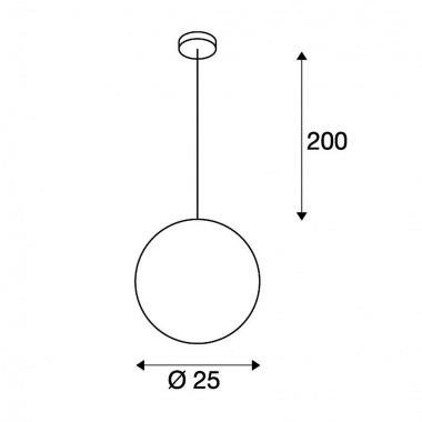 Lustr/závěsné svítidlo SLV LA 165390-2