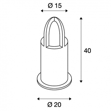 Venkovní sloupek SLV LA 229431-4