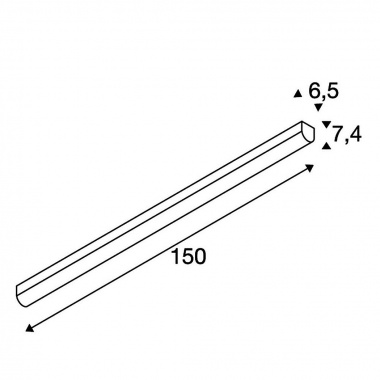 Stropní svítidlo  LED SLV LA 631349-4