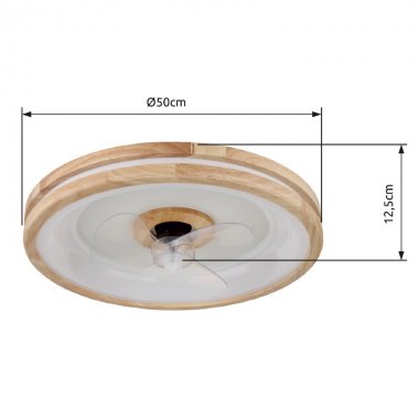 Stropní svítidlo, ventilátor GL 03650-7