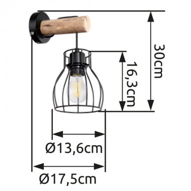 Nástěnné svítidlo GL 15326NW-3