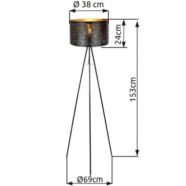Stojací lampa GL 15342S-1