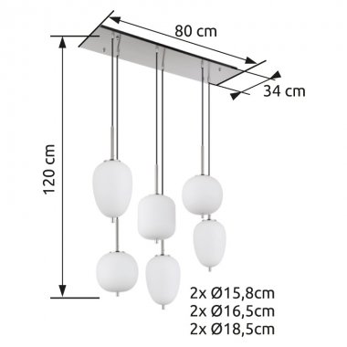 Lustr/závěsné svítidlo GL 15345-6NO-4