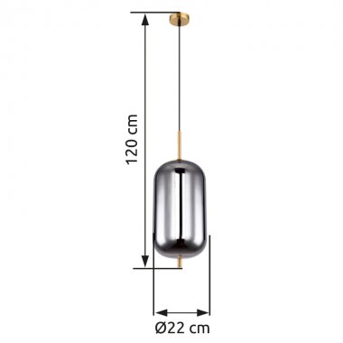 Lustr/závěsné svítidlo GL 15345H2MM-3