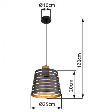 Lustr/závěsné svítidlo GL 15451H-3