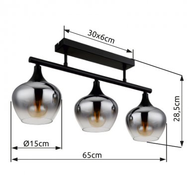 Stropní svítidlo GL 15548-3D1-4