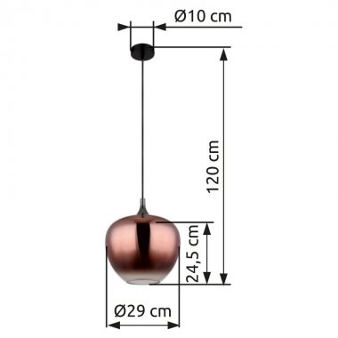 Lustr/závěsné svítidlo GL 15548H1G-3