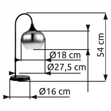 Pokojová stolní lampa GL 15548T-3