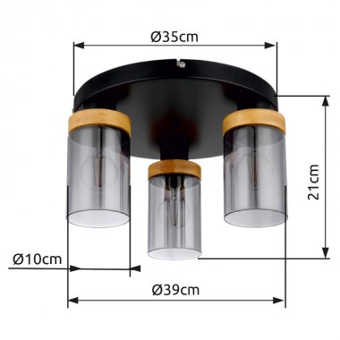 Stropní svítidlo GL 15557-3D-3