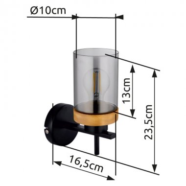 Nástěnné svítidlo GL 15557W-2