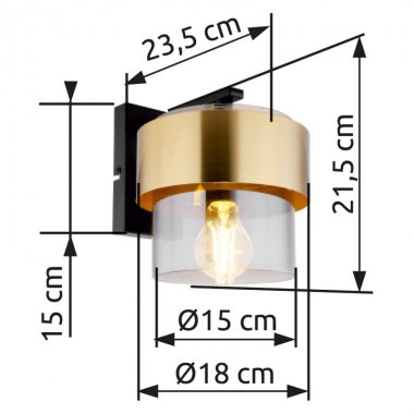 Nástěnné svítidlo GL 15560W-2