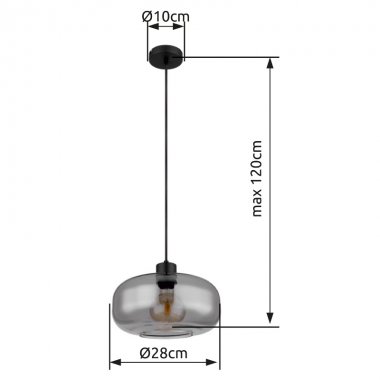 Lustr/závěsné svítidlo GL 15566H-3