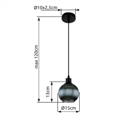 Lustr/závěsné svítidlo GL 15638P-3