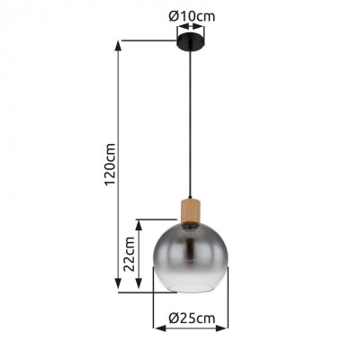 Lustr/závěsné svítidlo GL 15656H-3