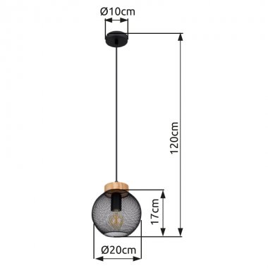 Lustr/závěsné svítidlo GL 15663H-3