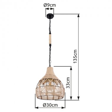 Lustr/závěsné svítidlo GL 15671H-3