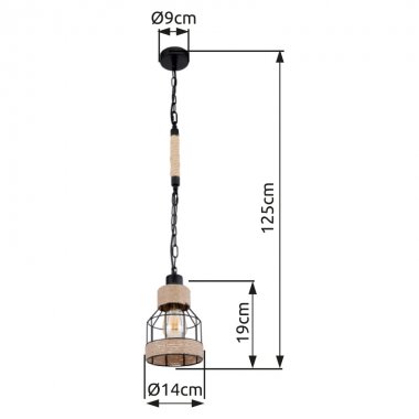 Lustr/závěsné svítidlo GL 15674H-3