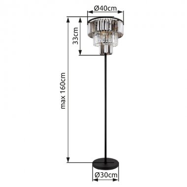Stojací lampa GL 15695S-4