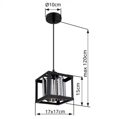 Lustr/závěsné svítidlo GL 15697H-4
