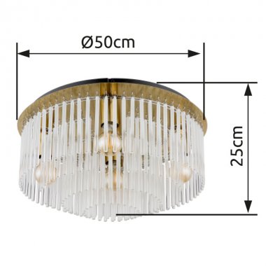 Stropní svítidlo GL 15698D1M-2