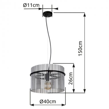 Lustr/závěsné svítidlo GL 15698H-3