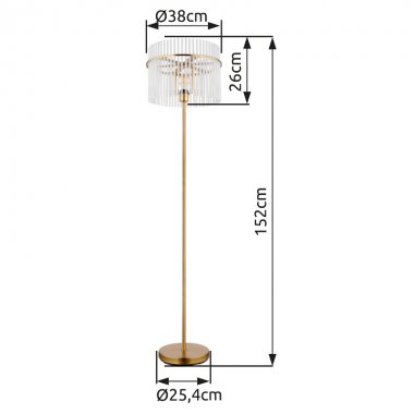 Stojací lampa GL 15698SM-5