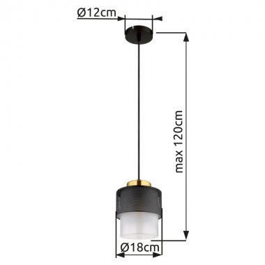 Lustr/závěsné svítidlo GL 15709H-3