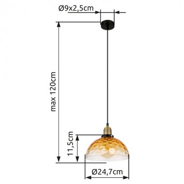Lustr/závěsné svítidlo GL 15786H1-3