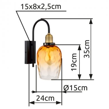Nástěnné svítidlo GL 15786W-3