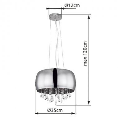 Lustr/závěsné svítidlo GL 15809H-3