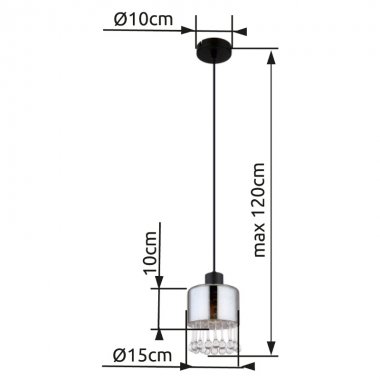 Lustr/závěsné svítidlo GL 15884H-3