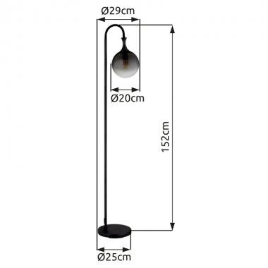 Stojací lampa GL 15885S-5