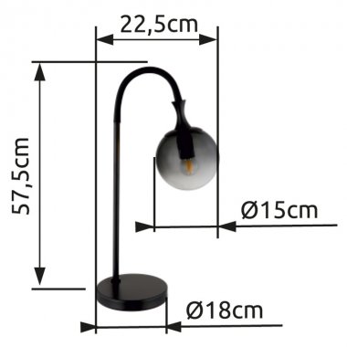 Pokojová stolní lampa GL 15885T-3