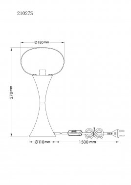 Pokojová stolní lampa GL 21027S-3