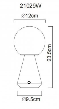 Pokojová stolní lampa GL 21029W-7