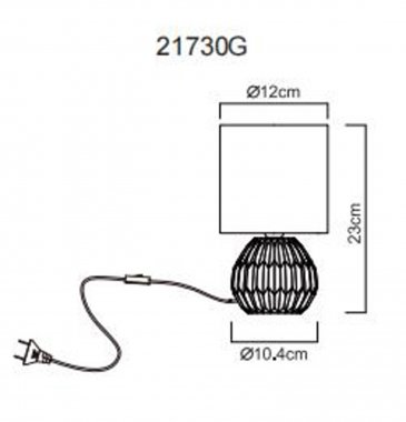 Pokojová stolní lampa GL 21730G-5