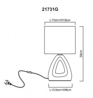 Pokojová stolní lampa GL 21731G-5