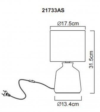 Pokojová stolní lampa GL 21733AS-4