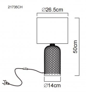 Pokojová stolní lampa GL 21735CH-4