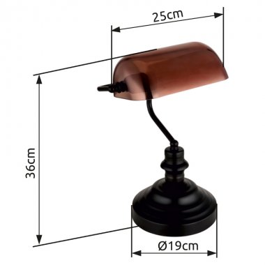 Pokojová stolní lampa GL 2491C-3